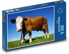 Kráva na louce Puzzle 130 - 28,7x20 cm