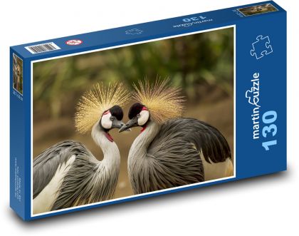 The crane royal - Puzzle 130 pieces, size 28.7x20 cm 