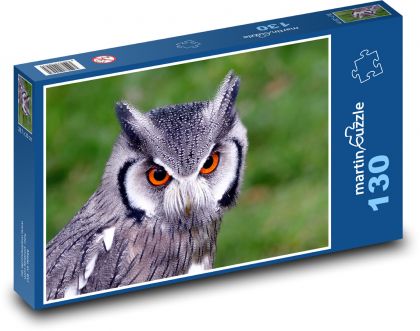 Sowa - strażnik lasu - Puzzle 130 elementów, rozmiar 28,7x20 cm