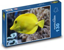 Žltá ryba - bodlok Puzzle 130 dielikov - 28,7 x 20 cm 