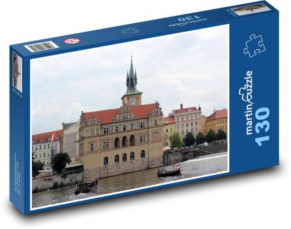 Smetana Museum on the Vltava River, Prague - Puzzle 130 pieces, size 28.7x20 cm 