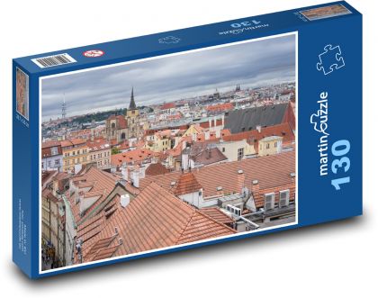 Praha - Puzzle 130 dílků, rozměr 28,7x20 cm