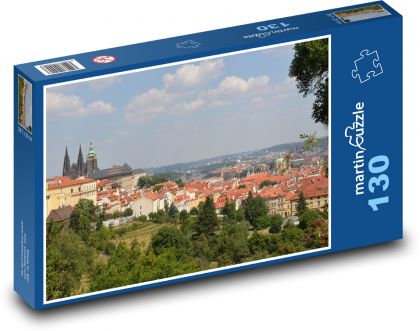 Praha - Puzzle 130 dílků, rozměr 28,7x20 cm