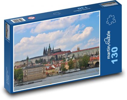 Praha - Karlův Most - Puzzle 130 dílků, rozměr 28,7x20 cm