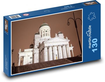 Helsinky - Katedrála - Puzzle 130 dílků, rozměr 28,7x20 cm