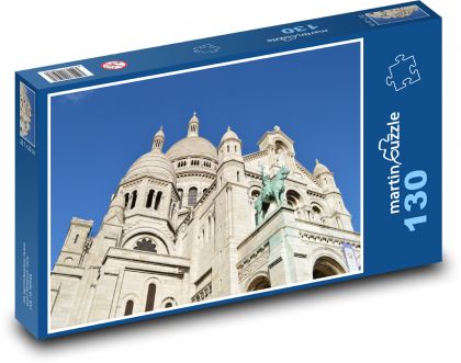 Paříž - Bazilika Sacré-Cœur - Puzzle 130 dílků, rozměr 28,7x20 cm