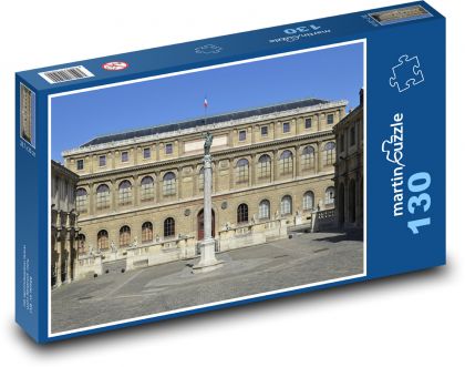 Historická budova v Paríži - Puzzle 130 dielikov, rozmer 28,7x20 cm 