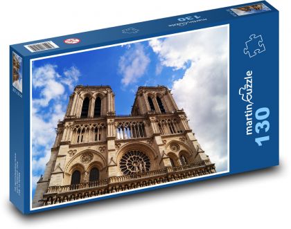 Paříž - Katedrála Notre-Dame - Puzzle 130 dílků, rozměr 28,7x20 cm