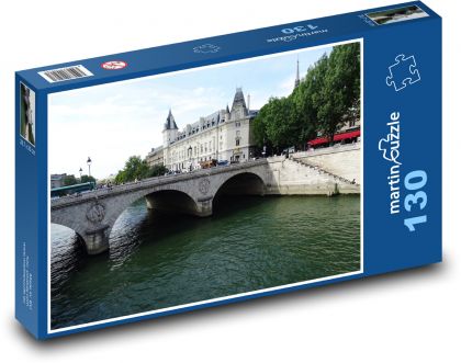 Most sv. Michala v Paríži - Puzzle 130 dielikov, rozmer 28,7x20 cm 