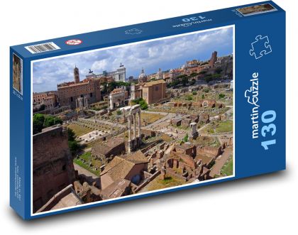 Forum Romanum v Římě - puzzle 130 dílků