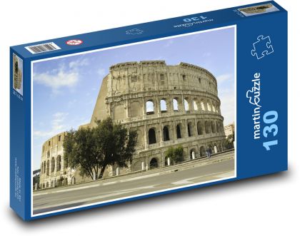 Řím - colosseum - Puzzle 130 dílků, rozměr 28,7x20 cm
