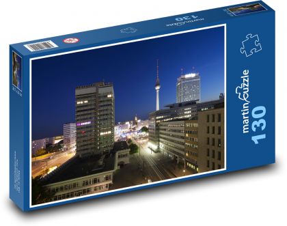 Berlin TV Tower - Puzzle 130 pieces, size 28.7x20 cm 