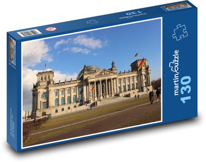 Berlín - Reichstag - Puzzle 130 dílků, rozměr 28,7x20 cm
