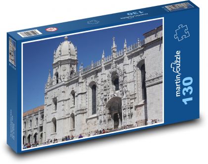 Lisabon - jeronymitský kláštor - Puzzle 130 dielikov, rozmer 28,7x20 cm 