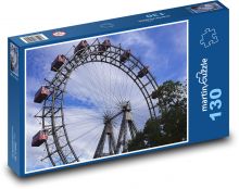 Vídeňský Prater - ruské kolo Puzzle 130 dílků - 28,7 x 20 cm