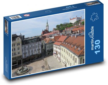 Bratislava - Puzzle 130 dílků, rozměr 28,7x20 cm