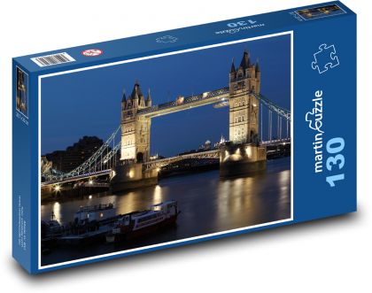 Londýn - Puzzle 130 dielikov, rozmer 28,7x20 cm 