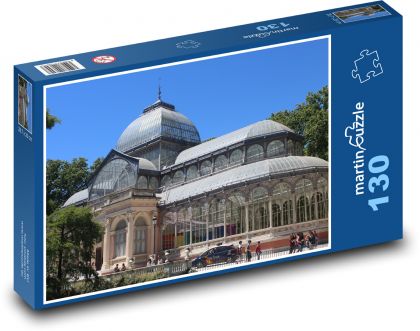 Londýn - Křišťálový palác - Puzzle 130 dílků, rozměr 28,7x20 cm