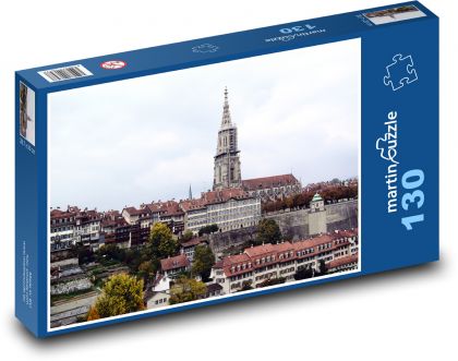 Švýcarsko - Bern - Puzzle 130 dílků, rozměr 28,7x20 cm