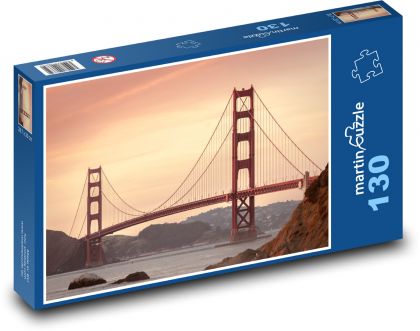 San Francisco - The Golden Gate - Puzzle 130 pieces, size 28.7x20 cm 