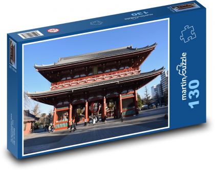 Świątynia Japońska Sensō-ji - Puzzle 130 elementów, rozmiar 28,7x20 cm
