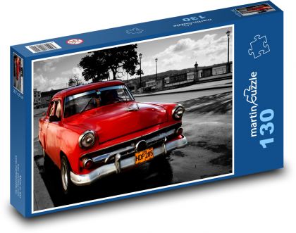 Car - Puzzle 130 pieces, size 28.7x20 cm 