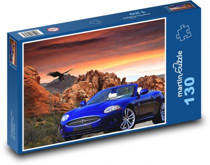 Car - Puzzle 130 pieces, size 28.7x20 cm 