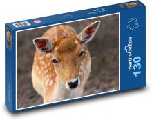 Jeleň daňko európsky, mladý Puzzle 130 dielikov - 28,7 x 20 cm 