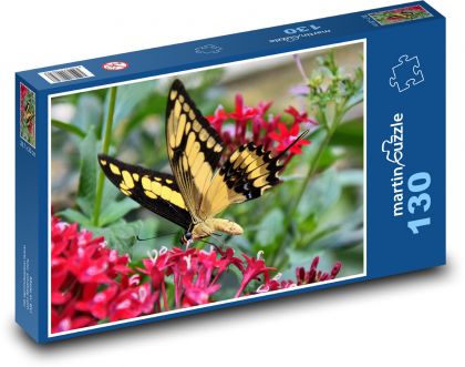 Motýl - Otakárek fenyklový - Puzzle 130 dílků, rozměr 28,7x20 cm