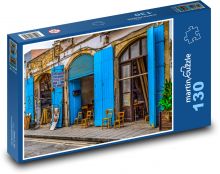 Ulice na Kypru - Lamaka Puzzle 130 dílků - 28,7 x 20 cm