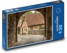 Rothenburg ob der Tauber, historisches Stadttor Puzzle 130 Teile - 28,7x20 cm