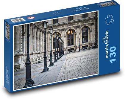 Paríž - Louvre, Francúzsko - Puzzle 130 dielikov, rozmer 28,7x20 cm 