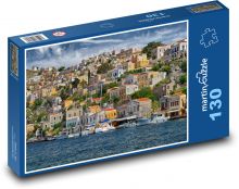 Řecko - Symi Puzzle 130 dílků - 28,7 x 20 cm