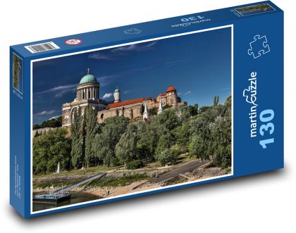 Maďarsko - Ostřihom, bazilika - Puzzle 130 dílků, rozměr 28,7x20 cm