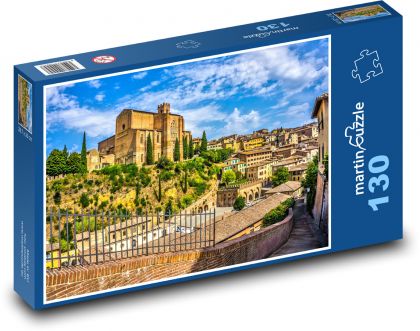 Itálie - Toskánsko, Siena - Puzzle 130 dílků, rozměr 28,7x20 cm