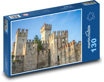 Itálie - Scaliger Hrad - Puzzle 130 dílků, rozměr 28,7x20 cm