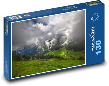 Alpská horská příroda - puzzle 130 dílků