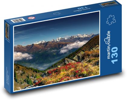 Jesenné Alpy v Rakúsku - Puzzle 130 dielikov, rozmer 28,7x20 cm 