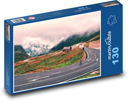 Rakúsko - Alpy - Puzzle 130 dielikov, rozmer 28,7x20 cm 