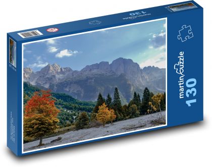 Podzimní hory v Rumunsku - puzzle 130 dílků