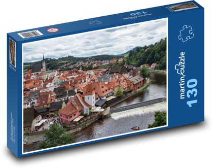 Česká Republika - Český Krumlov - Puzzle 130 dielikov, rozmer 28,7x20 cm 