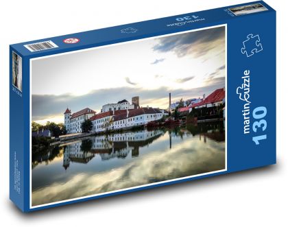 Česká Republika - Jindřichův Hradec - Puzzle 130 dílků, rozměr 28,7x20 cm