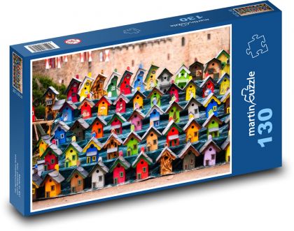 Birdhouses - Puzzle 130 dielikov, rozmer 28,7x20 cm 