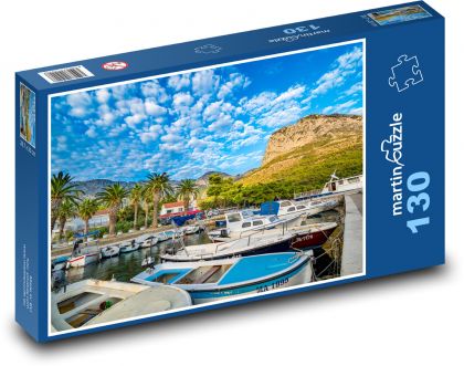 Croatia - port - Puzzle 130 pieces, size 28.7x20 cm 