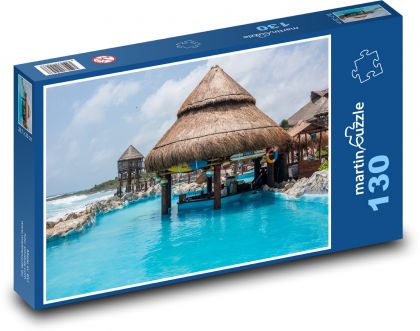 Bar pri mori - Puzzle 130 dielikov, rozmer 28,7x20 cm 