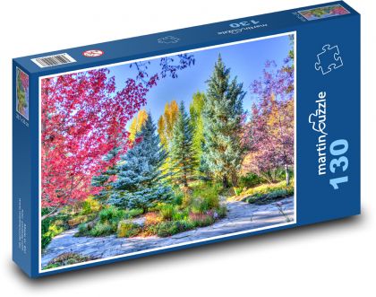 Herbstzauber im Wald - Puzzle - 130 Teile