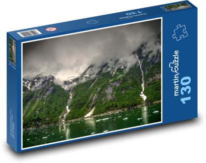 Aljaška - Tracy Arm - Puzzle 130 dílků, rozměr 28,7x20 cm