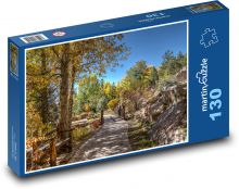 Herbstliche Natur im Wald Puzzle 130 Teile - 28,7x20 cm