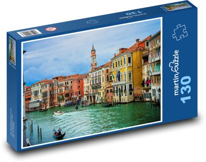 Itálie - Benátky - Puzzle 130 dílků, rozměr 28,7x20 cm