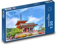 Japonsko - chrám Puzzle 130 dílků - 28,7 x 20 cm